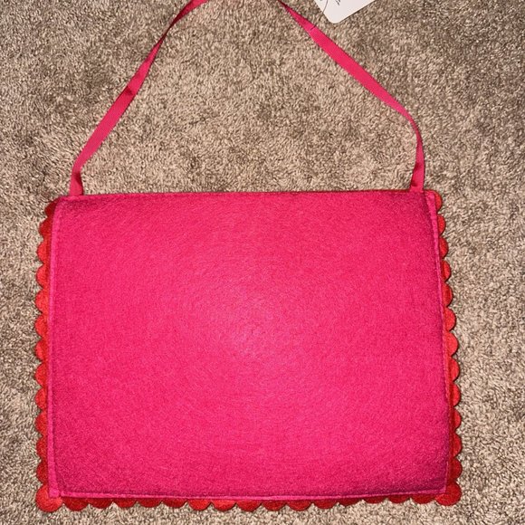 Disney Minnie Mouse Daisy Duck Valentine's Day Hanging Felt Envelope NEW W/ TAG - Picture 3 of 3